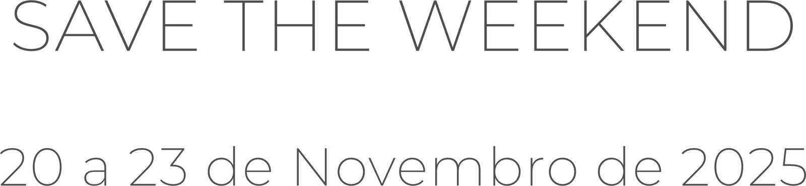 Save the Weekend